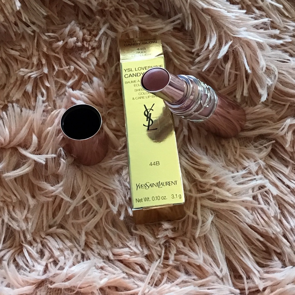 New Yves Saint Laurent Candy Glow Sheer Lip Balm Nude Lavalliere Pink In Box - Picture 1 of 1